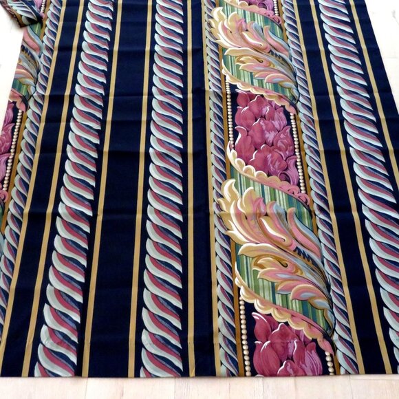 Pair 2 Curtain Panels Drapes 42" x 87" each Multicolor Polyester Tiebacks Modern - Picture 9 of 11